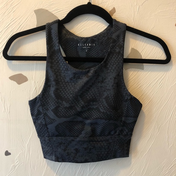 Allfenix Indie Python Print Racerback Sports Bra size S - Picture 3 of 12